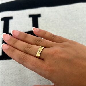 Gold love Ring